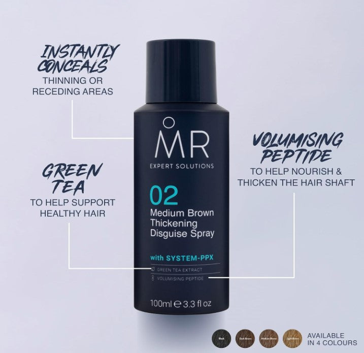 MR. Jamie Stevens Disguise Spray Black