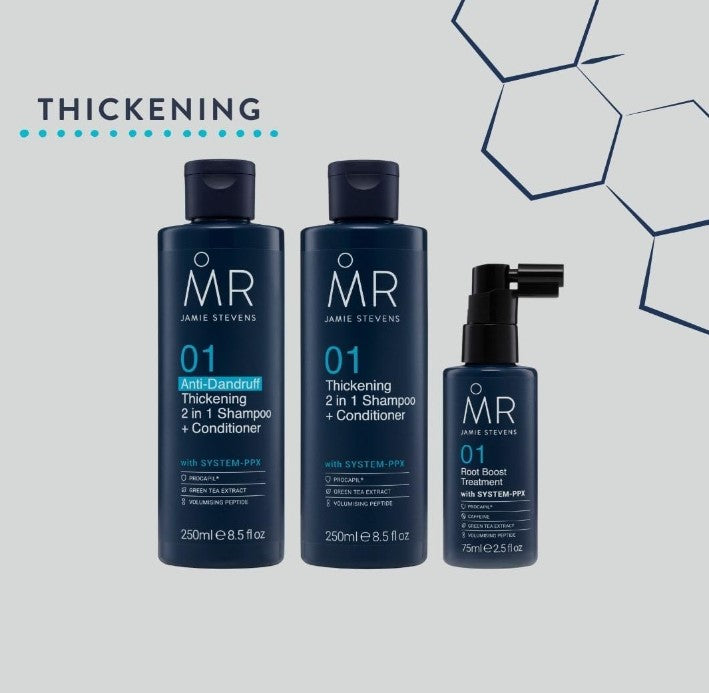 MR Jamie Stevens Hair Loss Thickening Range