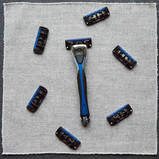 BLADES ONLY 12 x Five Blade Duke and Duchess Razors